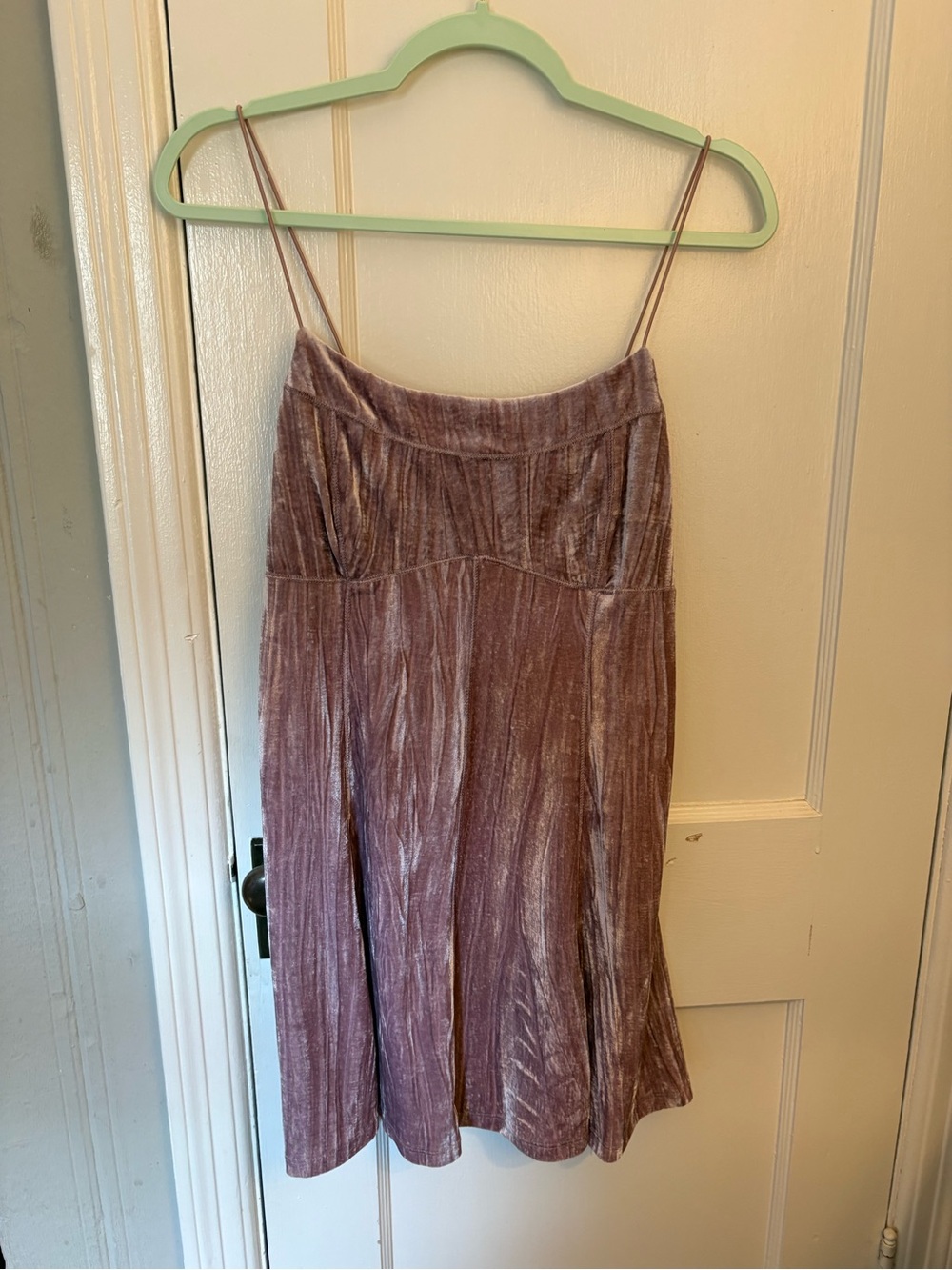 wild fable Velvet Slip Dress in Mauve Pink